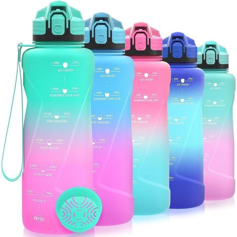 Trinkflasche Kinder Auslaufsicher BPAfrei 50oz-emeraldpurple 1500 ml (1/5)