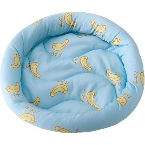 Cama/alfombrilla refrescante de seda helada para mascotas pequeñas，Diámetro exterior 20,5 cm，Diámetro interior 14 cm，Apta para hámsteres (1/5)