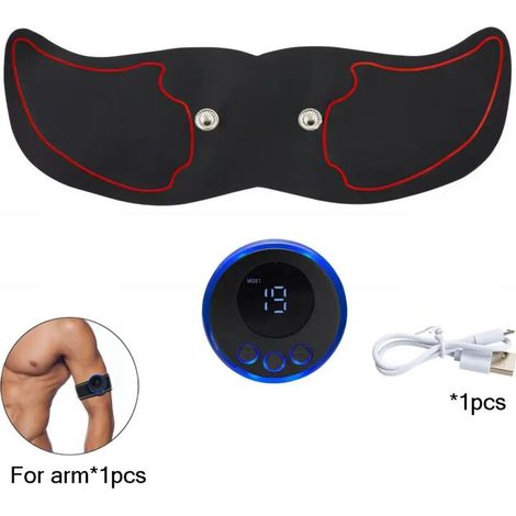 Appareil d'électrostimulation musculaire abdominale (EMS), tonifiant musculaire, appareil de massage USB pour abdominaux et hanches, perte de poids et remise en forme, pour salle de sport à domicile 0