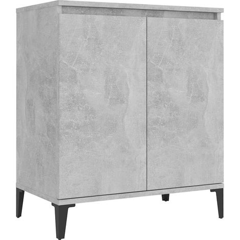 Maison Exclusive - Credenza Grigio Cemento 60x35x70 cm in Legno Multistrato (1/5)