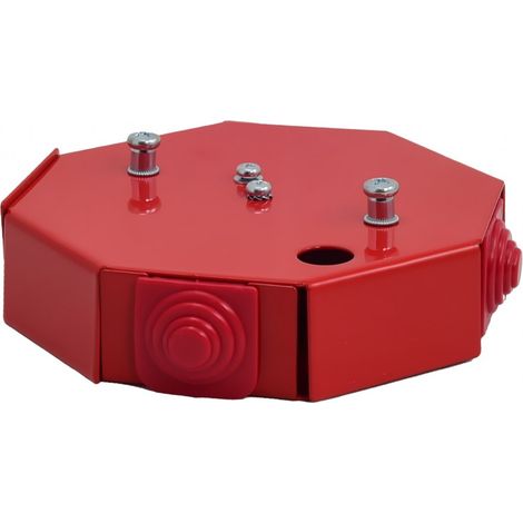 Boîtier de protection incendie octogonal, E90, dérivation, 3x2x4 mm², 123x115x28mm, PIP-1AN R3x2x4 (1/5)