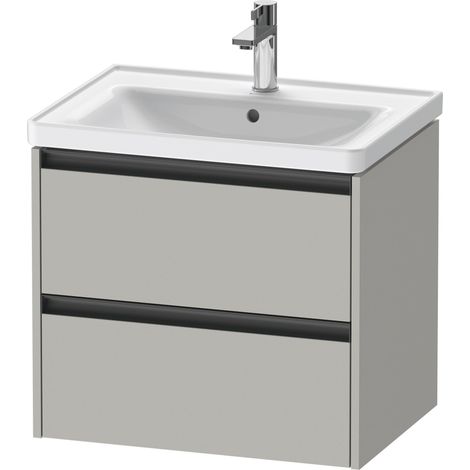 Duravit Ketho.2 bâti-support pour lavabo suspendu, 2 tiroirs, (1/2)