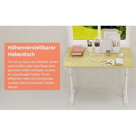 Bureau d’étude réglable pour enfants et adultes – bureau polyvalent réglable en hauteur pour la maison et le bureau, design compact (1/5)