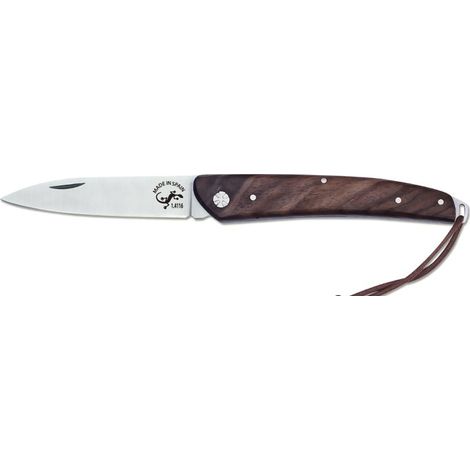 Messer Salamandra Walnussgriffe, Gesamtlänge 17,5 cm, mango 10 cm, Klinge 7,5 cm, 60 Gramm Gewicht, 160071