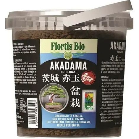 Akadama Ibaraki HQ substrato bonsai, 1 L, marrone