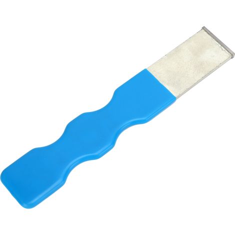 Tragbarer 1-1/4"-Schaber mit ergonomischem blauen Griff und Wolframkarbidspitze, universell einsetzbar für Fugen und Rostentfernung (1/5)
