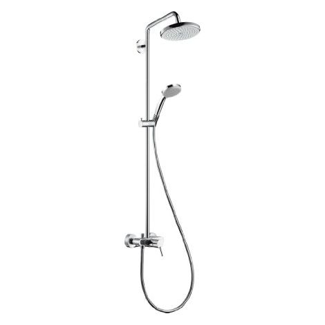 hansgrohe Croma Showerpipe 220 1 jet avec mitigeur monocommande, (1/4)