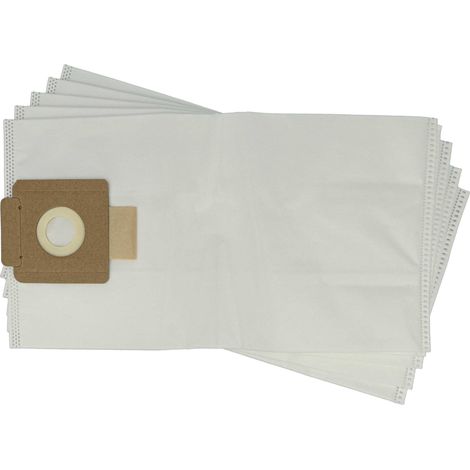 vhbw 5x bolsa reemplaza Sprintus 106061 para aspiradora - vellón micro, 42 cm x 22,3 cm blanco