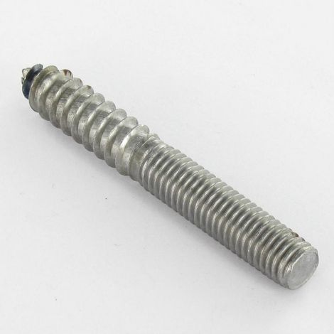 Vis mixte pour pied de lit 10X74 33 Mm fileté bois 4 Mm partie lisse 37 Mm fileté métaux Acier brut-100 pièces