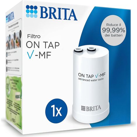 Brita Filtro per Acqua da Rubinetto bianca cartuccia filtrante