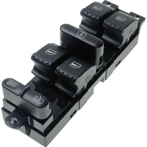 7M6959857 Window regulator switch, 13-pin, compatible with 1999-2005 Volkswagen Jetta, Sharan, and Ford models. (1/4)