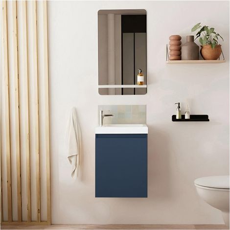 LISA Waschbeckenunterschrank + Spiegel + Wasserhahn