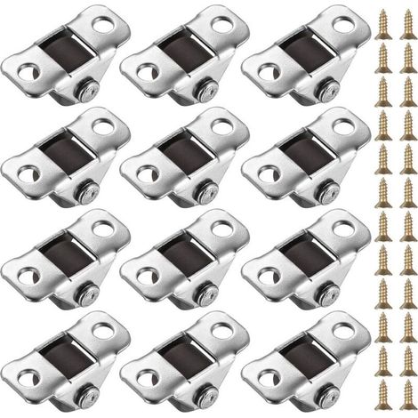20 Pcs Roulettes pour Meubles Lourd, 12 mm Mini Roulettes Pivotantes pour Meubles, Roulette à Rouleaux en Caoutchouc pour Petits Appareils électroménagers,Bagages, Capacité Totale 160 kg (1/4)