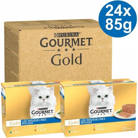 Gourmet Gold MUS 24x85g  Mix di carne e pesce  4 gusti dalla Germania