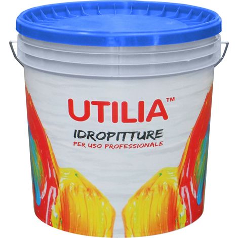 Utilia IDROPITTURA SUPERLAVABILE col. Bianco lt.14