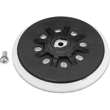 150 mm (6 pouces) Plateau de ponçage 8 trous compatible avec les ponceuses orbitales Bos-ch Festool ETS 150, ETS EC 150, LEX 150, WTS 150/7 498987 (souple),pour Ponceuse Excentrique (1/4)