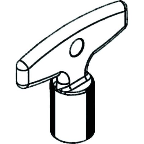 Llave de tubo SCHELL para POLAR y POLAR II, cromo mate