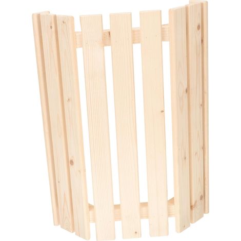 Abat-jour en Bois pour Lampe Antidéflagrante de Sauna Résistant aux Hautes Températures, Accessoire pour Cabines et Pièces de Sauna, Pin (1/5)