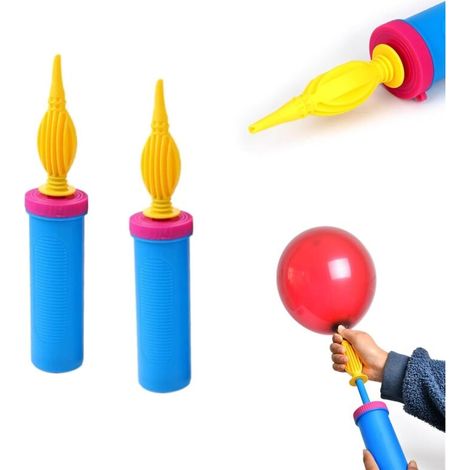 2PCS Pompe Ballon, Pompe Ballon Manuelle, Pompe pour Ballon Postuler à Ballons Anniversaire,Ballon Mariage Party