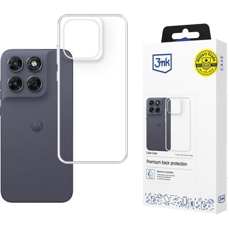 Funda transparente 3mk para Motorola Moto G67 (1/5)