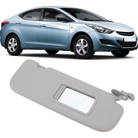 Sonnenblende Beifahrerseite, Grau, Hyundai Elantra 2011–2015 mit Schminkspiegel – Originalteil 852103X000TX (1/5)