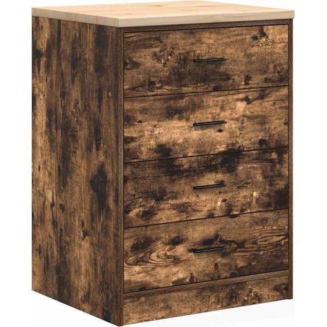 Maison Exclusive - Armadietto da Garage in Rovere Affumicato 60x51x85 cm