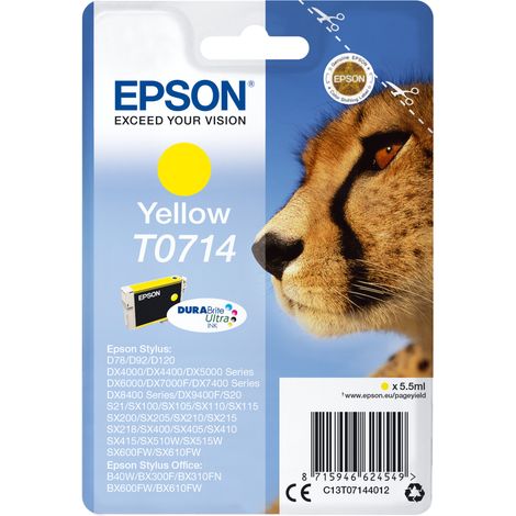 Epson Cartucho T0714 amarillo (1/3)