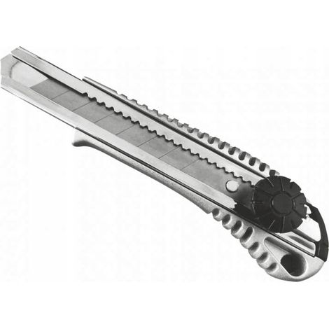 Couteau utilitaire Dedra m9010 lame remplaçable prise ergonomique (1/2)