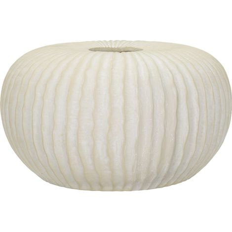 Vaso Icicle Ø40x23 cm in Mgo Crema (1/5)