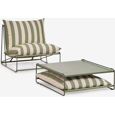 Conjunto de jardín con sillón y mesa auxiliar convertible Amaro SKLUM        (1/5)