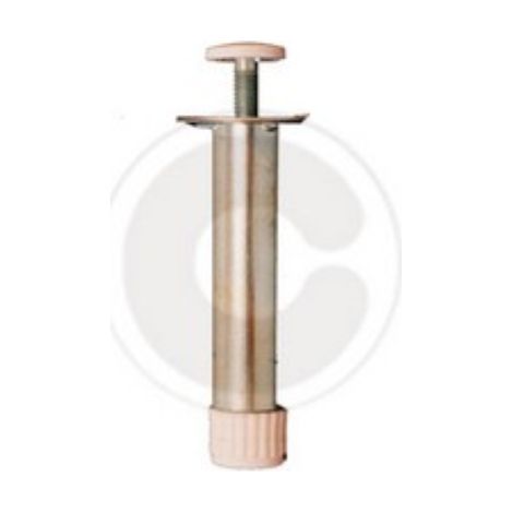 4PZ PIEDINO ACCIAIO ZINCATO MOBILI 100 MM REGOLABILE (1/2)