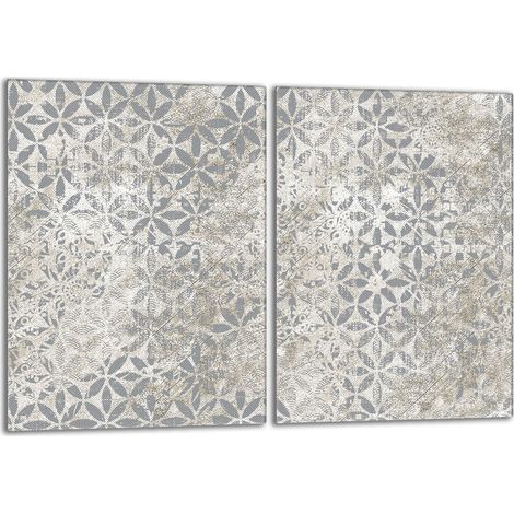 Placa protectora de vidrio para estufa 2x40x52 Gris (1/5)