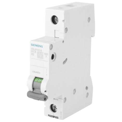Interruptor automático 1P B 2A 6kA AC Sentron 5SL6102-6