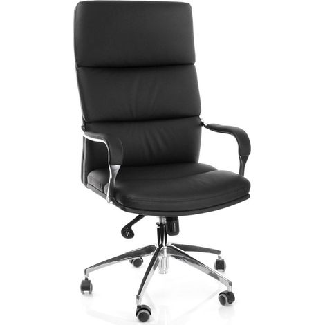 Bürostuhl / Chefsessel BRUNELLO 20 Kunstleder schwarz hjh OFFICE (1/5)