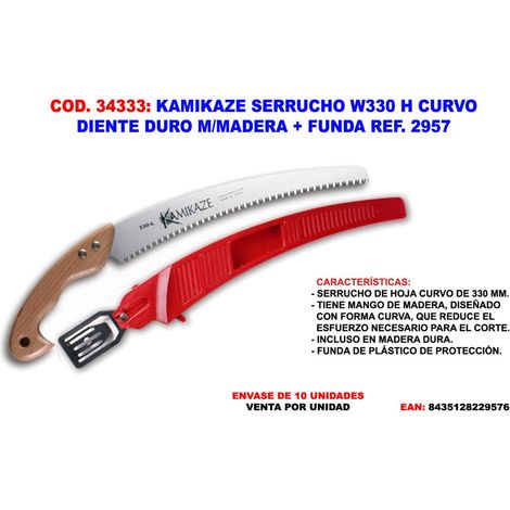 Sega per legno duro a denti curvi Kamikaze W330 H con custodia 2957
