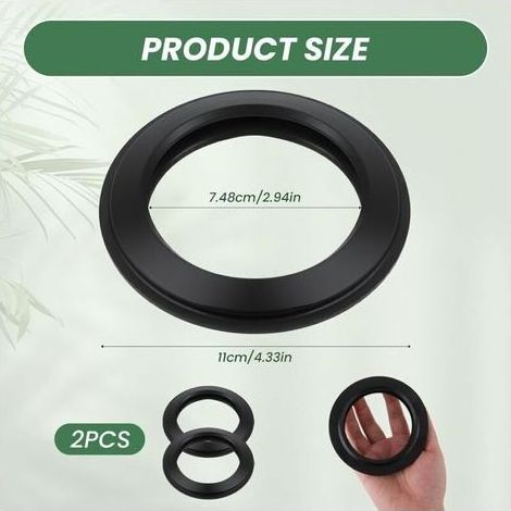 Joint WC pour Thetford Camping Car, Joint à Lèvre Imperméable, Joint Cassette WC Silicone Haute Élasticité Étanche Anti-Fuite Compatible C200/C220/C250/C260/C400/C500, 2pcs (1/5)