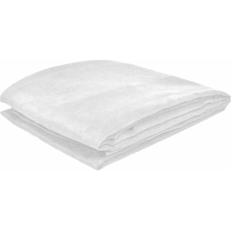Maison Exclusive - Fodera per divano in micro-camoscio crema 210 x 280 cm (1/2)