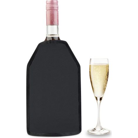 Refroidisseur de Bouteille Vin Rapide,Manchon à Vin,Manchette à Vin,Rafraichisseur de Bouteille pour refroidir le champagne,Bière, les boissons gazeuses,Plastique, PVC, Bordeaux (1/5)