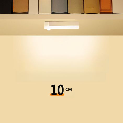 Kit base per mobiletto a LED con sensore di movimento, dimmerabile, luce decorativa da cucina, installazione senza attrezzi, luce notturna da studio, installazione piccola e portatile, confezione da 2