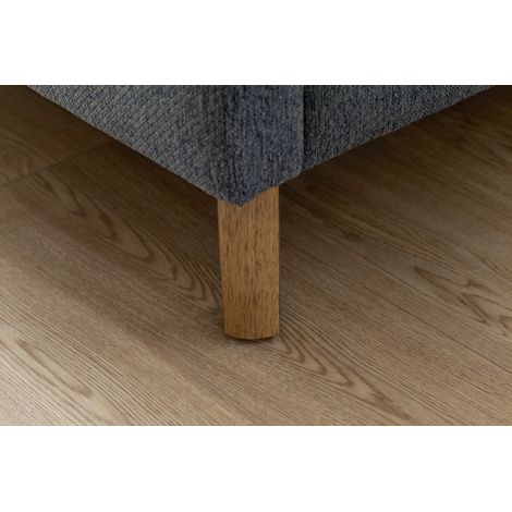 Meise Möbel Stauraumbett Frieda 160x200 cm Bettkasten & Lattenrost Webstoff Ocean Holzfuß eichefarbig (1/5)
