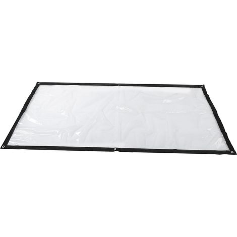 Bâche anti-pluie transparente 1 m x 2 m, voile d'ombrage pour jardin, bonsaï, plantes succulentes, abri (1/5)