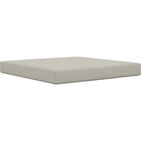 Outdoor Sofa Cushion Grey 80 x 80 x 8 cm Polyester vidaXL