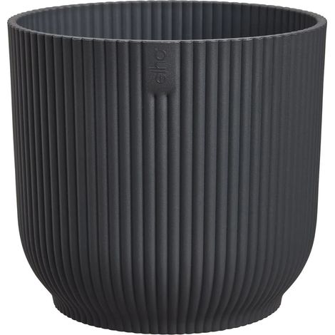 elho® Vibes Übertopf Fold Anthrazit Ø 14 cm - Kunststoff (1/5)