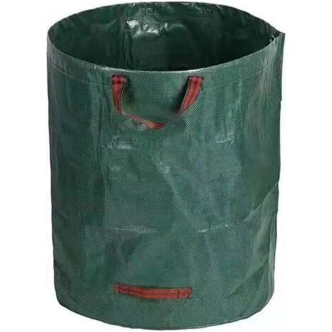 Green Leaf Bag 80x80cm 1 Piece 400L Reusable Garden Waste Collector Suitable for Lawn Garden Camping (1/5)