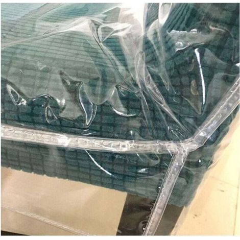 Housse De Chaise - PVC Transparent - Pour Chaise Salle À Manger Avec Dossier - 57,5 X 50 Cm - 1 Pièce (1/4)