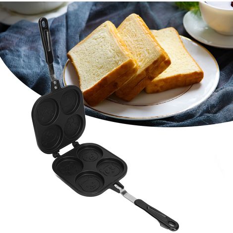 Moule à sandwich, plaque à toasts, poêle/plat à four antiadhésif portable (1/5)