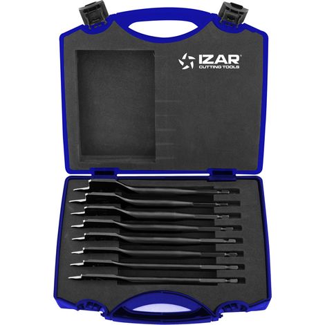 Broca Set 12-32 mm Madera Plana Gran Rendimiento -1651- IZAR (1/4)