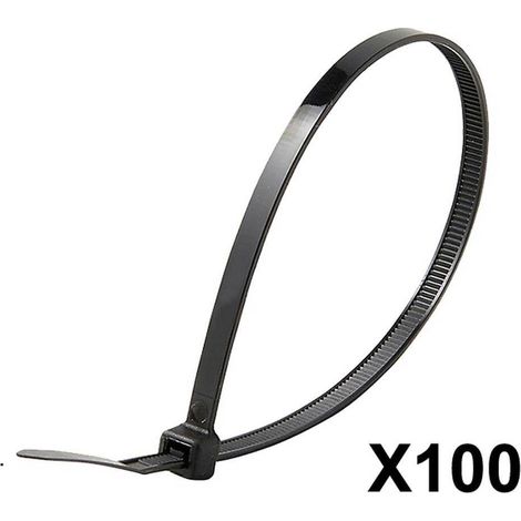 Colliers Électricien Lot de 100 - 3,6x300 mm - Résistants et Pratiques - D-Work