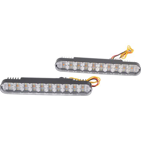 2x LED-Tagfahrleuchten, 30 LEDs, 12V DC, DRL-Fahrleuchten für Autoblinker (1/5)