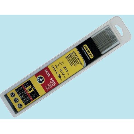 Elettrodi rutilici Stanley HB R -   2,5x300 blister 25 pz (1/3)